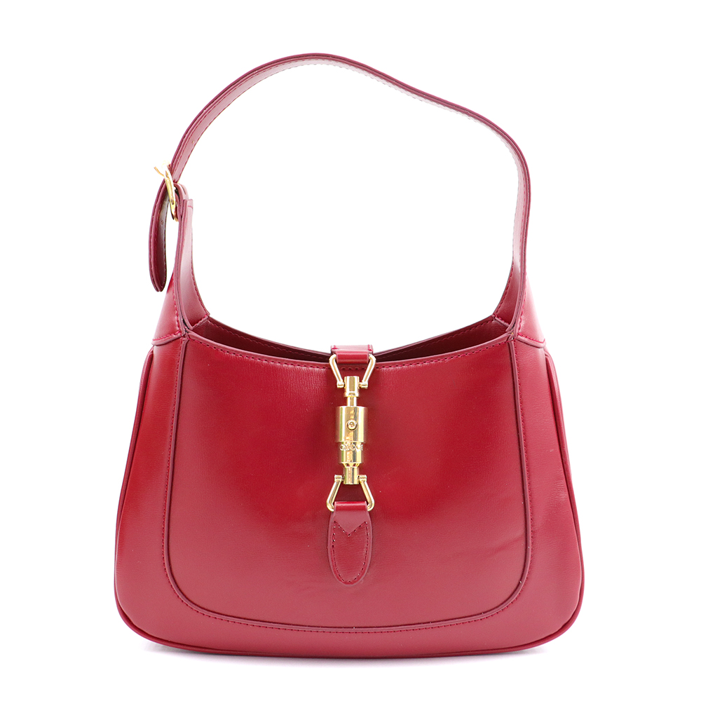 Women's Bag GUCCI Little Jackie 1961 Hobo Red Leather Bag ...