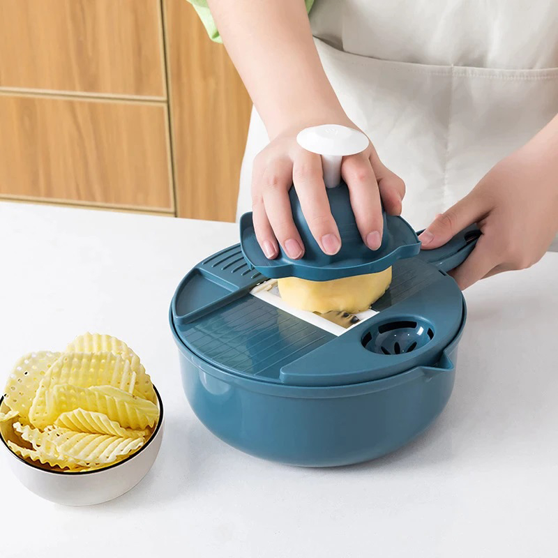 Kitchen Chopping Artifact Multi-function Diced Potato Vegetable Fruit  Shredder