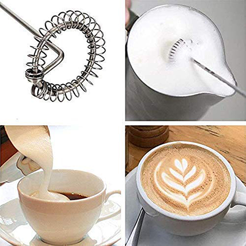 Electric Handheld Milk Wand Mixer Frother for Latte Coffee Hot Milk, Milk  Frother, Electric Coffee Beater, Egg Beater, Latte Maker, Mini Hand Blender