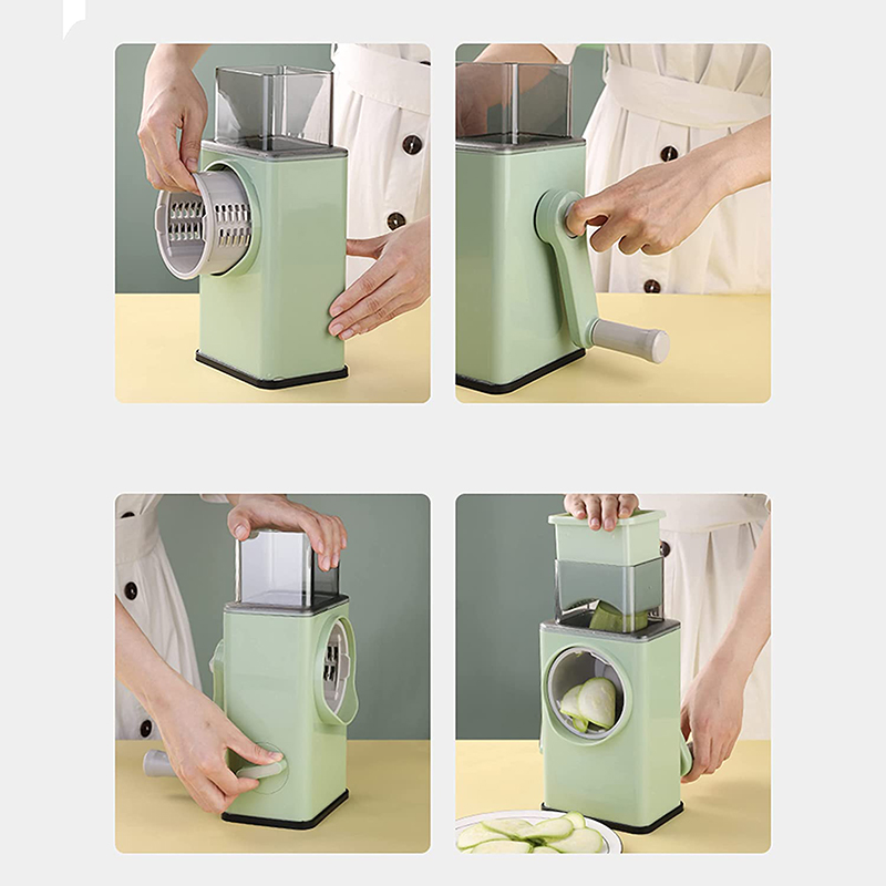 3 in 1 Multifunction Vegetable Slicer Manual Home Kitchen