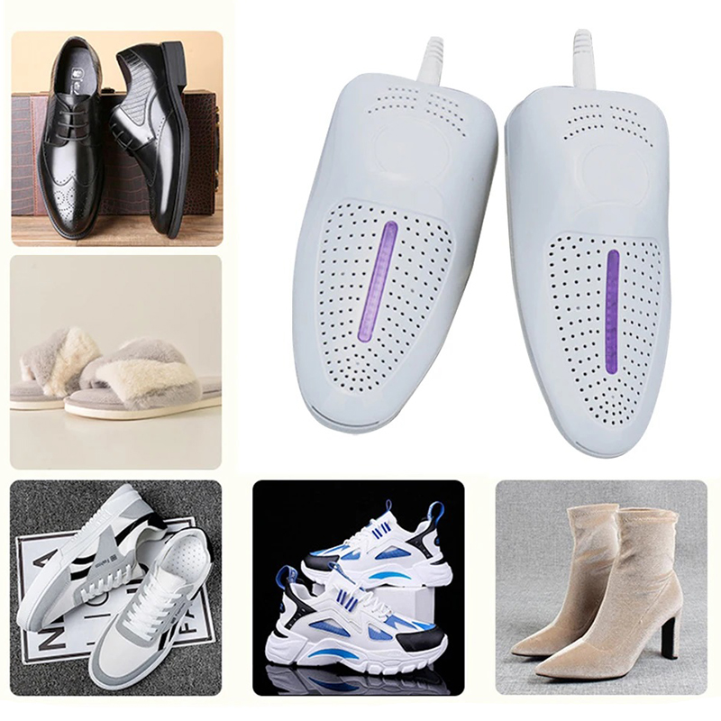 Sports Shoes Care. Electric Shoes Dryer With UV Sterilization On A