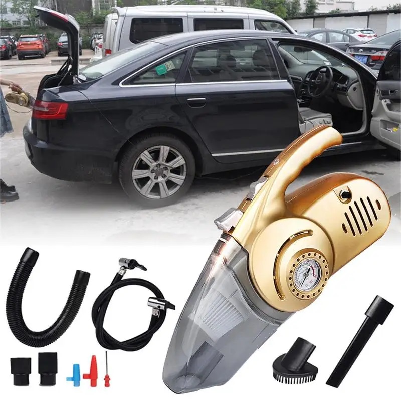 Multi-functional 4 in 1 Car Vacuum Cleaner