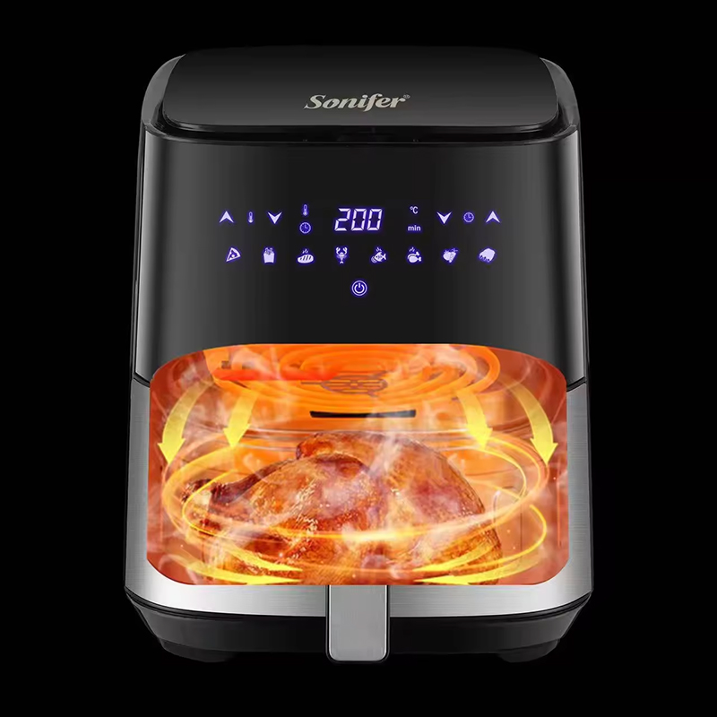 SONIFER SF-1014 Multi-function Sensor Screen Electric Fryer 1450W Power ...