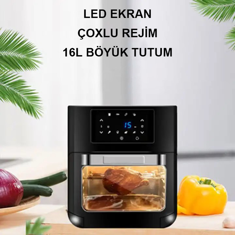 Multifunctional Touch Screen Electric Fryer Large Capacity Electric ...