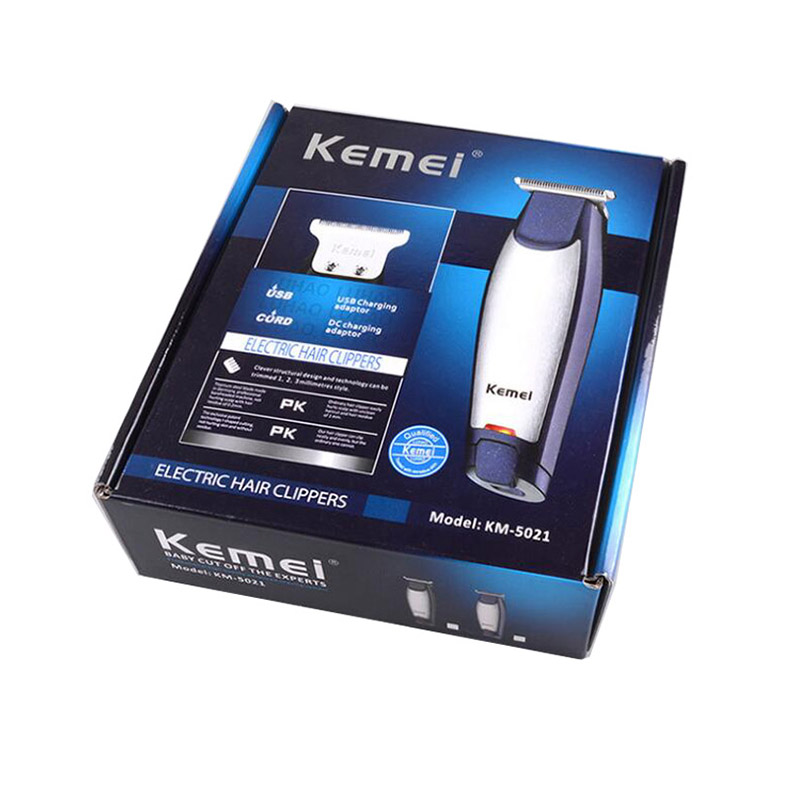 Get Kemei KM-5021 Hair Trimmer, 8 Pieces - Navy with best offers