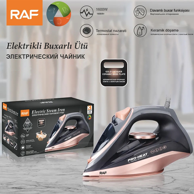 Raf 2400w Electric Steam Iron For Clothes Irons For Linen With