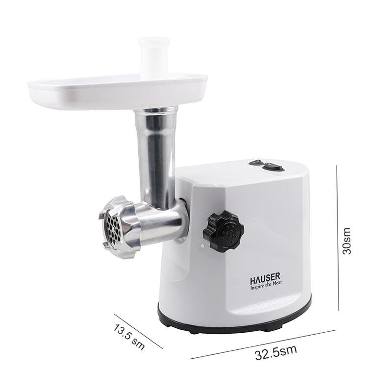 6.5L Large Capacity 1500W Electric Food Processor Chopper Three Speeds  Stainless Steel Vegetables Meat Grinder Mincer